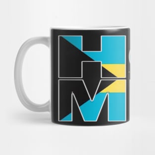 The Bahamas Flag Collection Spelling HOME - Soca Mode Mug